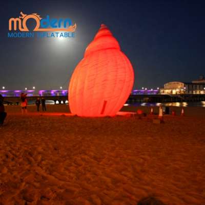 Holiday Celebrate Festival Ocean Event Decoration Party Customized Snail Inflatable Conch Model For advertising