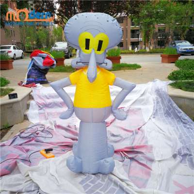 2m High Inflatable Squidward Tentacles For Park Decoration