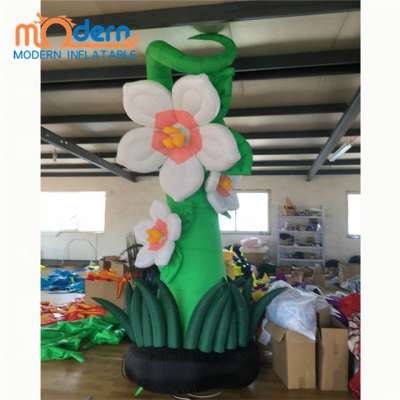 Standing Customized Inflatable Sunflower Plant For Wedding Outdoor And Park Decoration