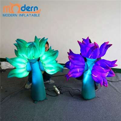 Hot sale inflatable colorful flower for park decorative Club party deco inflatable flower plants