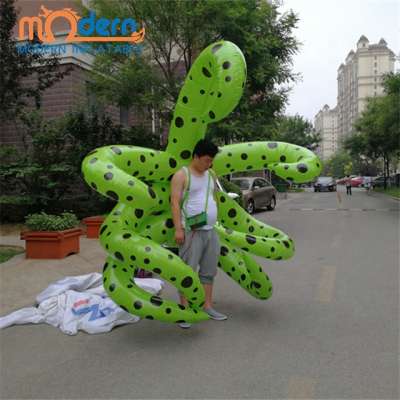 Inflatable White Octopus Backpack Costume for Carnival Performance